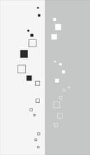 Modern Geometric Squares Pattern Vector for Glass Etching and Screens