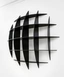 Modern Globe Sphere Wall Shelf Laser Cut Vector Plan