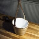 Modern Hanging Basket Vector Planter for Laser Cutting DXF