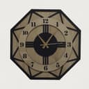 Modern Octagonal Geometric Wall Clock Laser Cut Vector File