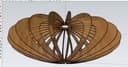 Modern Parametric Pendant Lamp Laser Cut Vector File