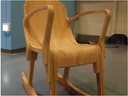Modern Parametric Rocking Chair Vector Plan - DXF File