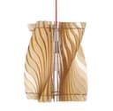 Modern Parametric Spiral Pendant Lamp Laser Cut Vector File