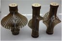Modern Parametric Surge Lamps Vector Set for Laser Cutting