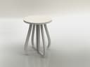Modern Round Wooden Stool Laser Cut DXF File