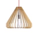 Modern Slatted Hanging Pendant Lamp Vector File
