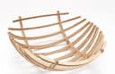 Modern Slatted Wooden Fruit Bowl Laser Cut Vector File