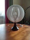 Modern Spherical Table Lamp Laser Cut Plan Vector File