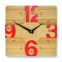 Modern Square Wall Clock Laser Cut Vector Design