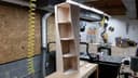 Modern Twisted Bookshelf CNC & Laser Cut Plan DXF