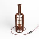 Modern Wooden Bottle Lamp Laser Cut Vector File