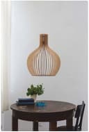 Modern Wooden Pendant Lamp Vector Plan for Laser Cutting (CDR)