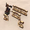 Modular Wargaming Barricades Vector File for Laser Cutting