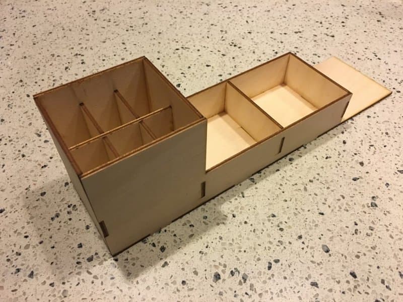 Modular Wooden Desk Organizer Laser Cut Vector Plan