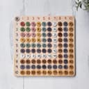 Montessori Multiplication Hundred Board Laser Cut CDR Vector
