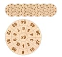 Montessori Multiplication Wheel Educational Toy Laser Cut Vector