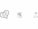Mother Love, Whirling Dervish, and Anchor DXF Vector Designs
