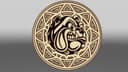 Multilayer Bulldog Head Wall Art Laser Cut Vector File