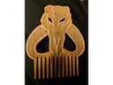 Mythosaur Skull Beard Comb Laser Cut Vector File