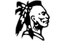 Native American Warrior Head Vector Laser Cut File