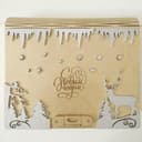 New Year Winter Forest Gift Box Laser Cut Vector File