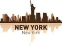 New York Skyline Silhouette Vector - Free CDR File for Laser Cutting