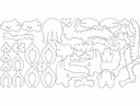 Newt Salamander 3D Puzzle Laser Cut Vector DXF File