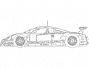 Nissan GT-R Race Car Vector Outline for CNC - Free DXF Download
