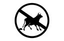 No Bull Sign Vector File for Laser Cutting DXF