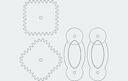 Non-Circular Gear Mechanical Components DXF Vector File