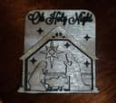 Oh Holy Night Nativity Scene Laser Cut Vector File