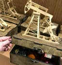 Oil Pump Jack 3D Puzzle Laser Cut Vector File