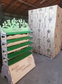 Organic Cosmetics Retail Display Stand Laser Cut File