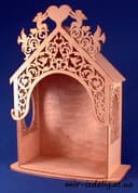 Ornate Angel Shrine Display Stand Laser Cut Vector File