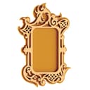 Ornate Baroque Mirror Frame Laser Cut Vector File (DXF)