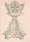Ornate Butterfly Pedestal Bowl Laser Cut Vector File