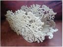 Ornate Decorative Flower Cart 3D Laser Cut File