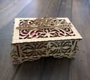 Ornate Decorative Jewelry Box Laser Cut Vector Design