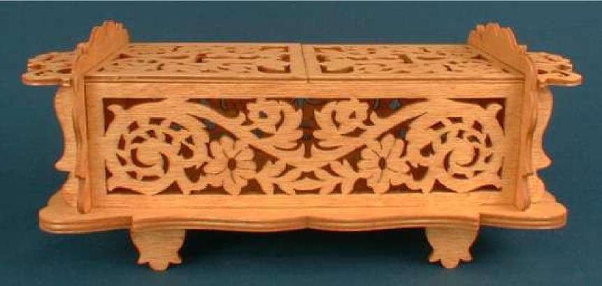 Ornate Decorative Keepsake Box Laser Cut Vector File
