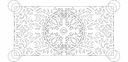 Ornate Decorative Panel Vector Design DXF File