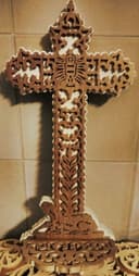 Ornate Decorative Standing Cross Laser Cut Vector File