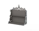 Ornate Decorative Wall Shelf Laser Cut Vector File