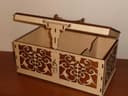 Ornate Decorative Wooden Chest Laser Cut Vector Plan