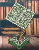Ornate Decorative Wooden Rehal Quran Stand Laser Cut Vector File