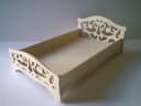 Ornate Doll Bed Laser Cut Vector File DXF