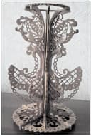 Ornate Laser Cut Wooden Vase DXF CDR Vector Design
