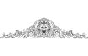 Ornate Lion Head Decorative Pediment DXF Vector Design