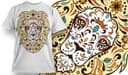 Ornate Lion Mandala Vector Design for Laser Cutting and Apparel