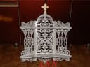 Ornate Orthodox Icon Corner Shelf Laser Cut Vector File