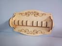 Ornate Wall-Mounted Paper Towel Holder Laser Cut Vector